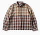 REMEDY Fringed Plaid Long-sleeve Shirt
