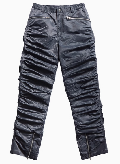 REMEDY Pleated Zipper Casual Trousers