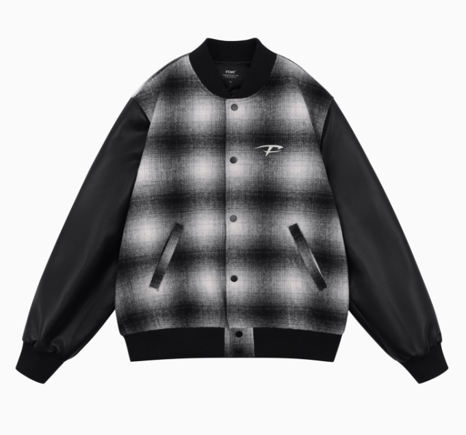 FDR Plaid Baseball Jacket