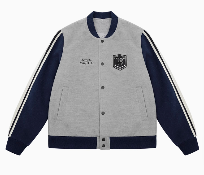 FDR Chapter Striped Baseball Jacket