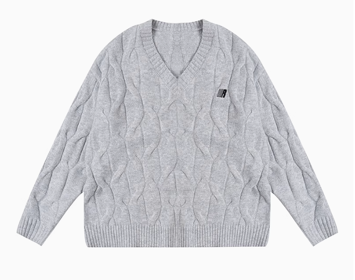 FDR High Street V-neck Twist Sweater