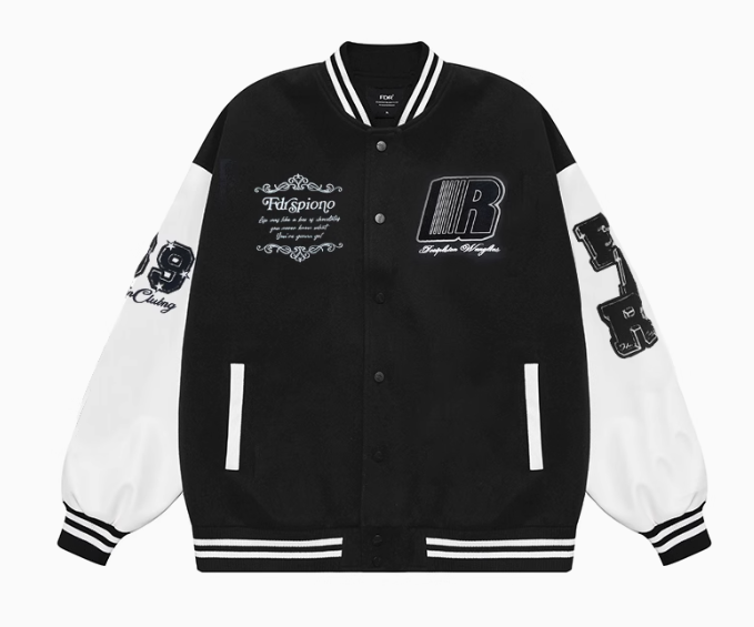 FDR Retro R-shaped Velcro Varsity Jacket