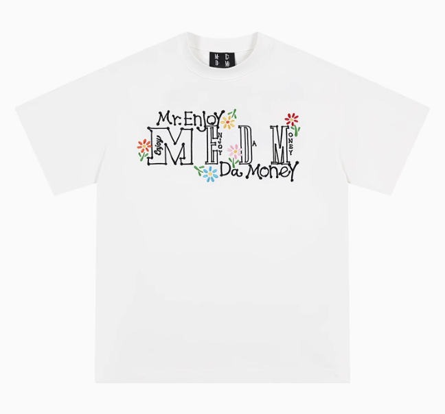 MEDM Scattered Flower Short-sleeved T-shirt