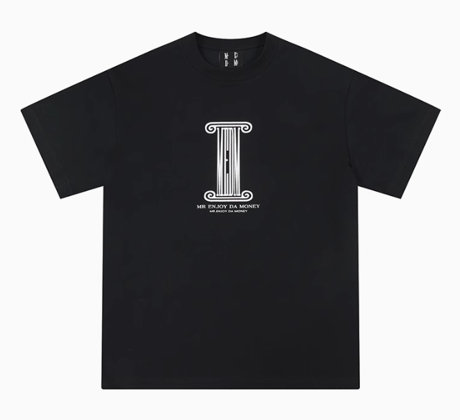 MEDM Roman Column Print Short-sleeved T-shirt