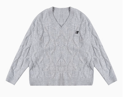 FDR High Street V-neck Twist Sweater