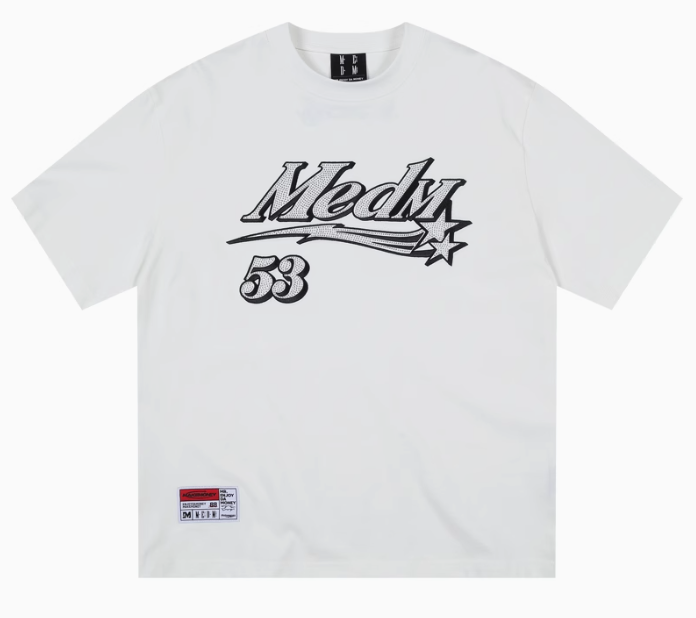 MEDM Diamond Logo Hot Drill  Short Sleeve T-shirt