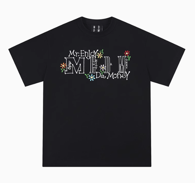 MEDM Scattered Flower Short-sleeved T-shirt