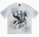 MEDM Pegasus Distressed Short-sleeved T-shirt
