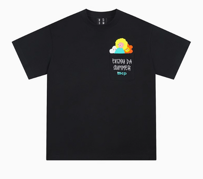 MEDM Cartoon Pocket Short-sleeve T-shirt