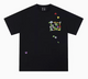 MEDM Embroidered Floral Short-sleeved T-shirt