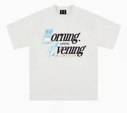 MEDM Laser Sticker Short-sleeved T-shirt