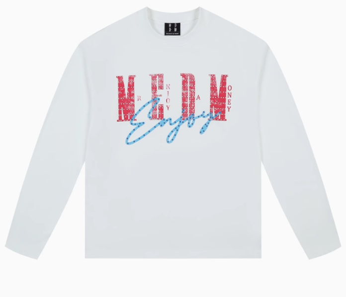 MEDM Washed Cropped Long-sleeve T-Shirt