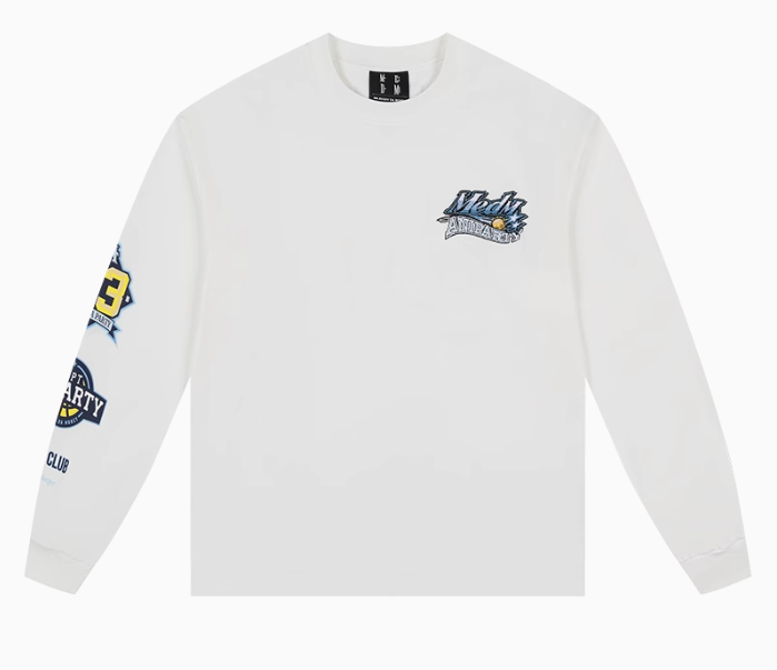 MEDMxANPT Toothbrush Embroidered Long-sleeve T-Shirt