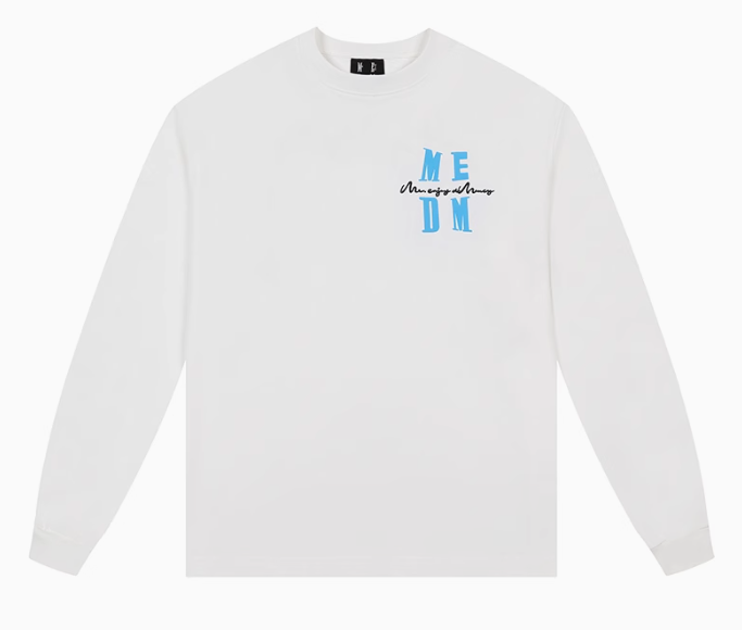 MEDM Colorful Fun Font Long-sleeve T-shirt