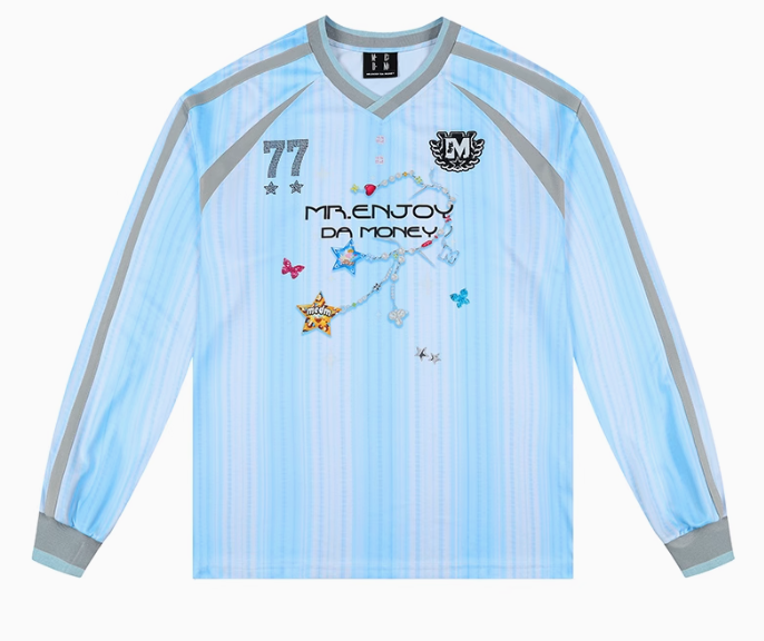 MEDM Necklace Design Long-sleeved T-shirt