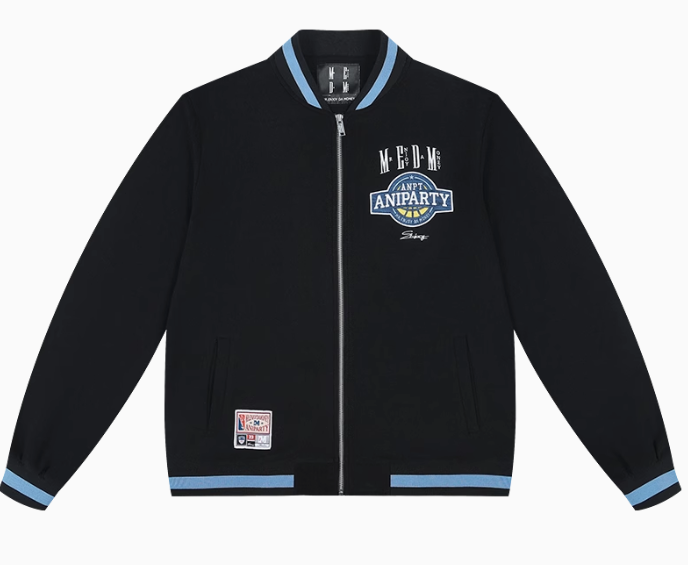 MEDMxANPT Logo Embroidered Plush Jacket