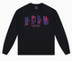 MEDM Toothbrush Embroidered Patch Long-sleeved T-shirt
