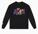 MEDMxNecessityFinery Toothbrush Embroidered Long-sleeved T-shirt