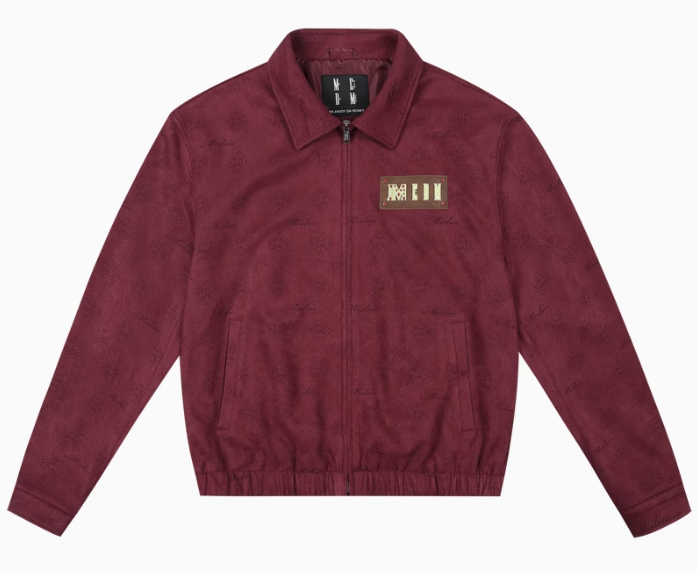 MEDM Suede Leather Brand Lapel Jacket