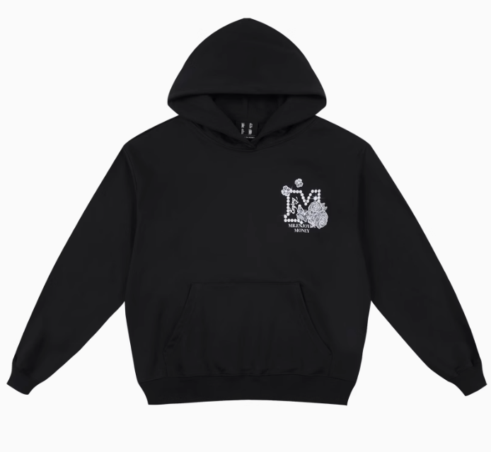 MEDM Lace Print Hoodie