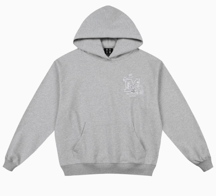 MEDM Lace Print Hoodie
