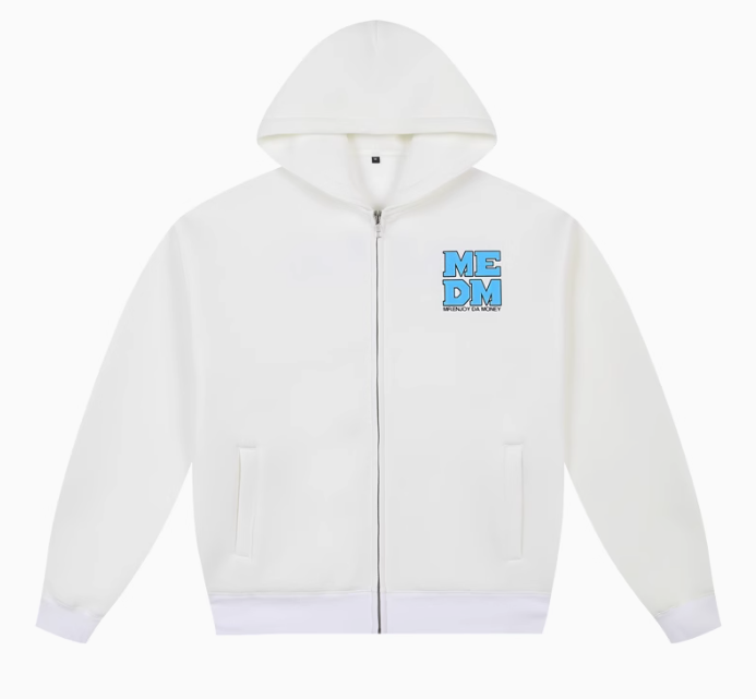 MEDM Four-letter Logo Air Layer Zipper Sweatshirt