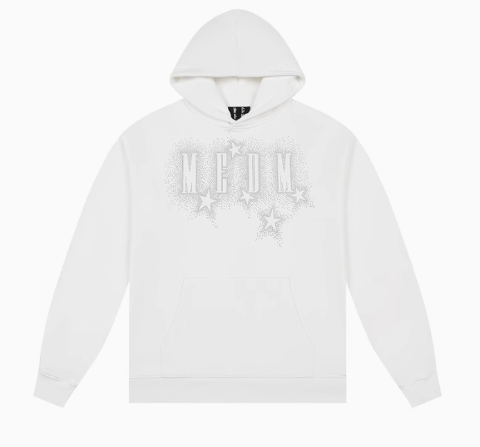 MEDM Rhinestone Star Logo Hoodie