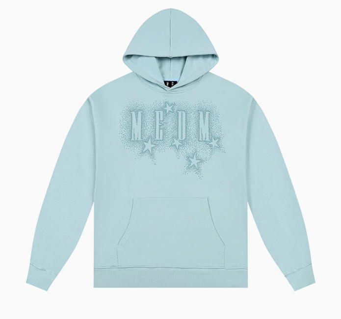 MEDM Rhinestone Star Logo Hoodie