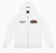 MEDM Floral Velcro Zipper Hoodie