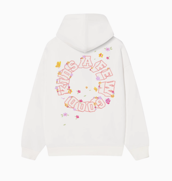 AFGK Butterfly Embroidered Hoodie