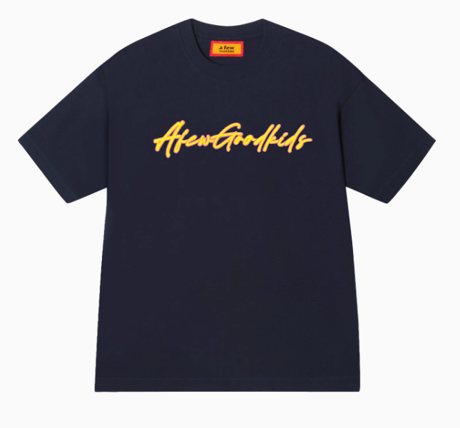 AFGK High-foam Embroidered Short-sleeved T-shirt