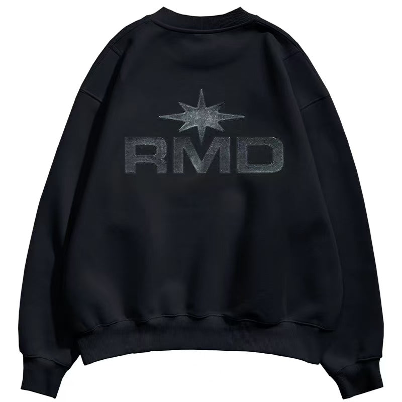 REMEDY Octagram Star Logo Print Sweater