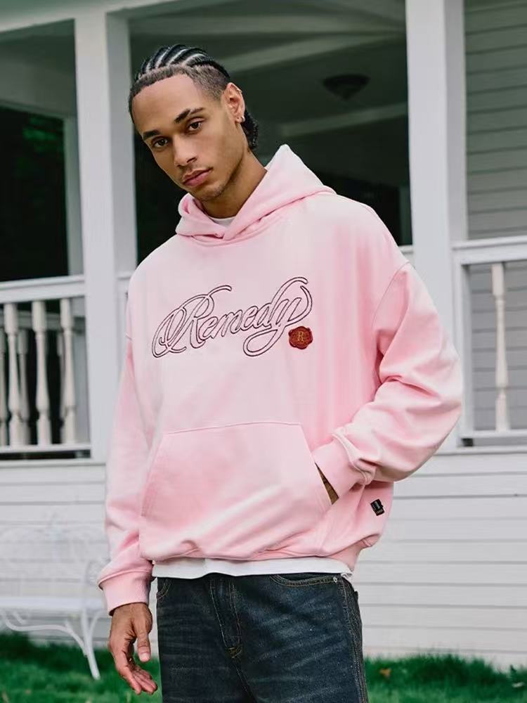 REMEDY Metal Postmark Logo Embroidery Hoodie