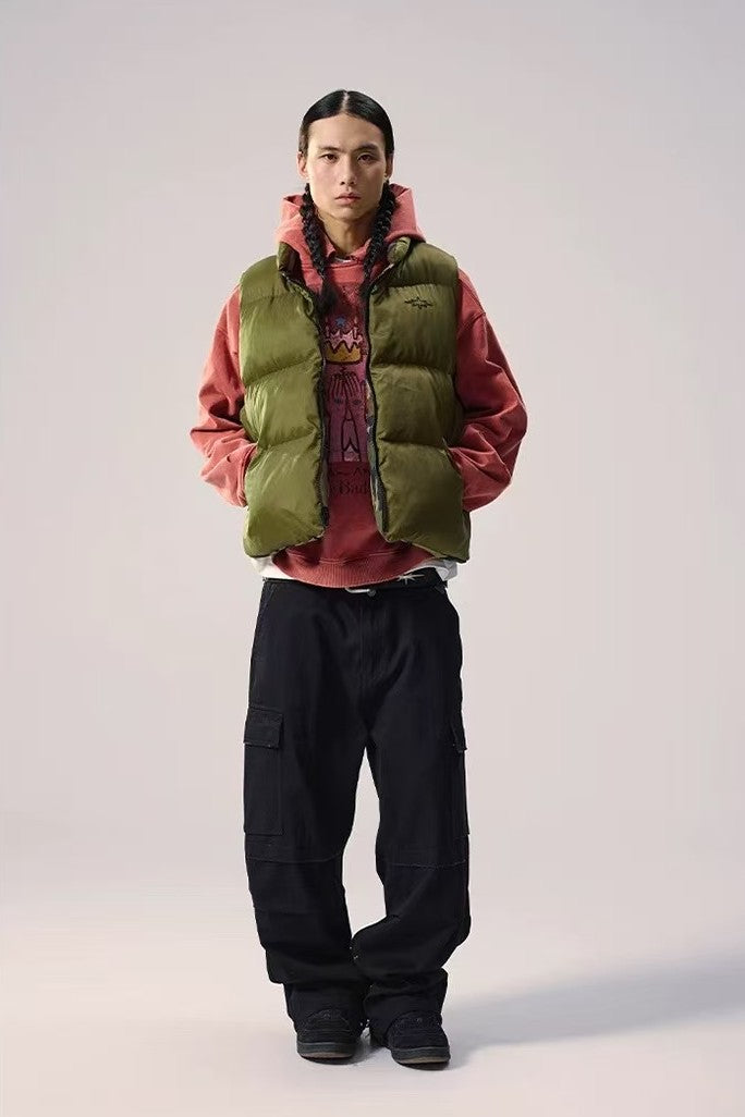 REMEDY Retro Frayed Striaght-leg Work Pants