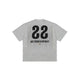ACHOCK Screen Stripe Print Design Round Neck T-shirt