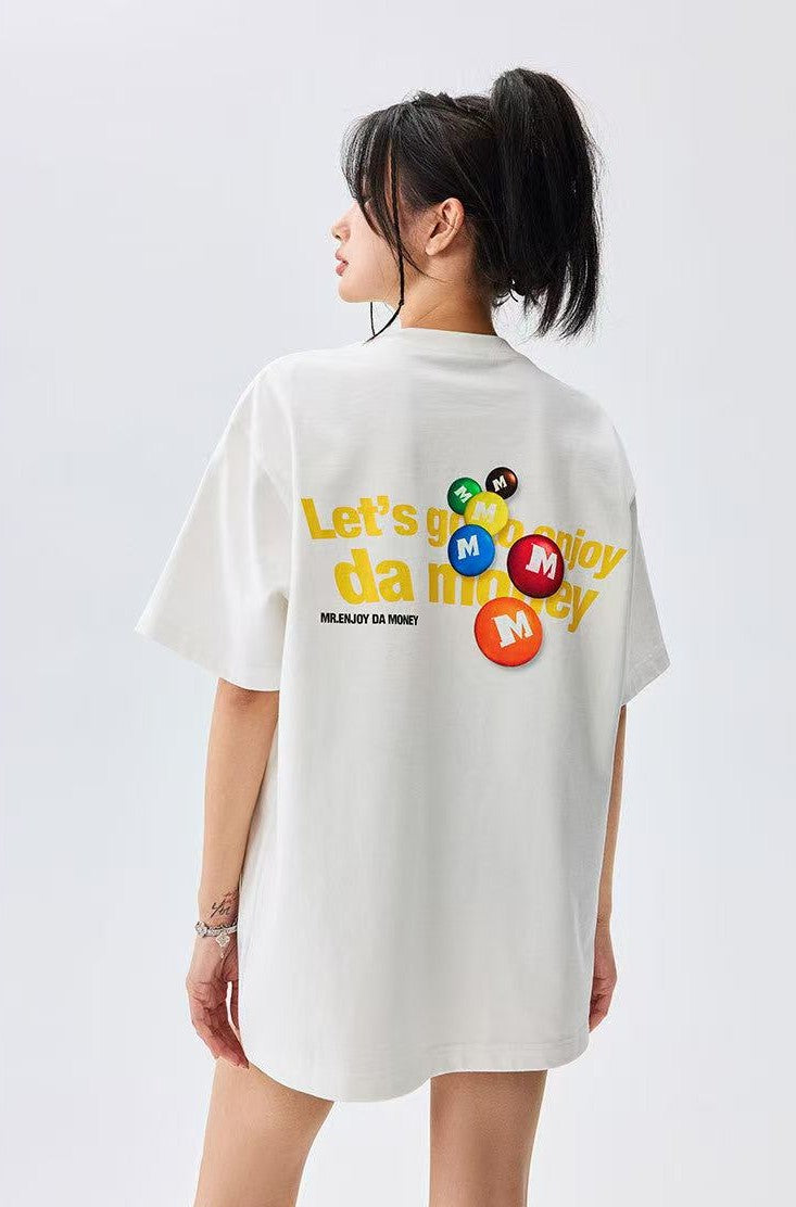 MEDM Toothbrush Embroidered M Short-sleeved T-shirt