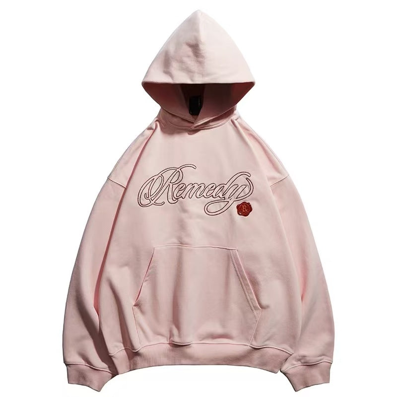 REMEDY Metal Postmark Logo Embroidery Hoodie