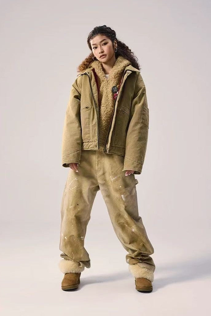 REMEDY Retro Splash Ink Straight-leg Cargo Pants