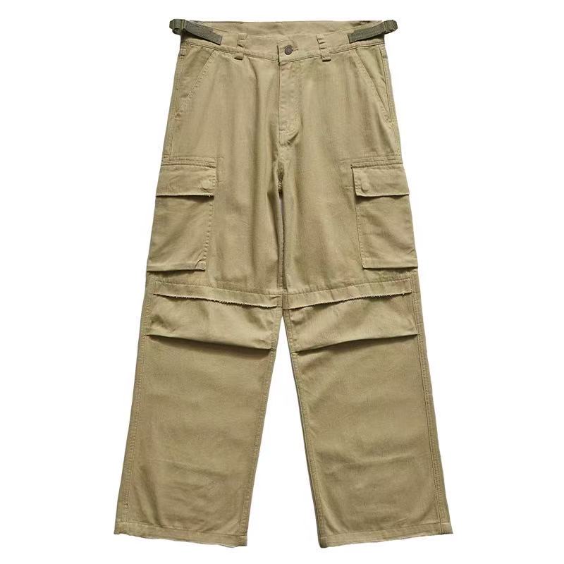 REMEDY Retro Frayed Striaght-leg Work Pants