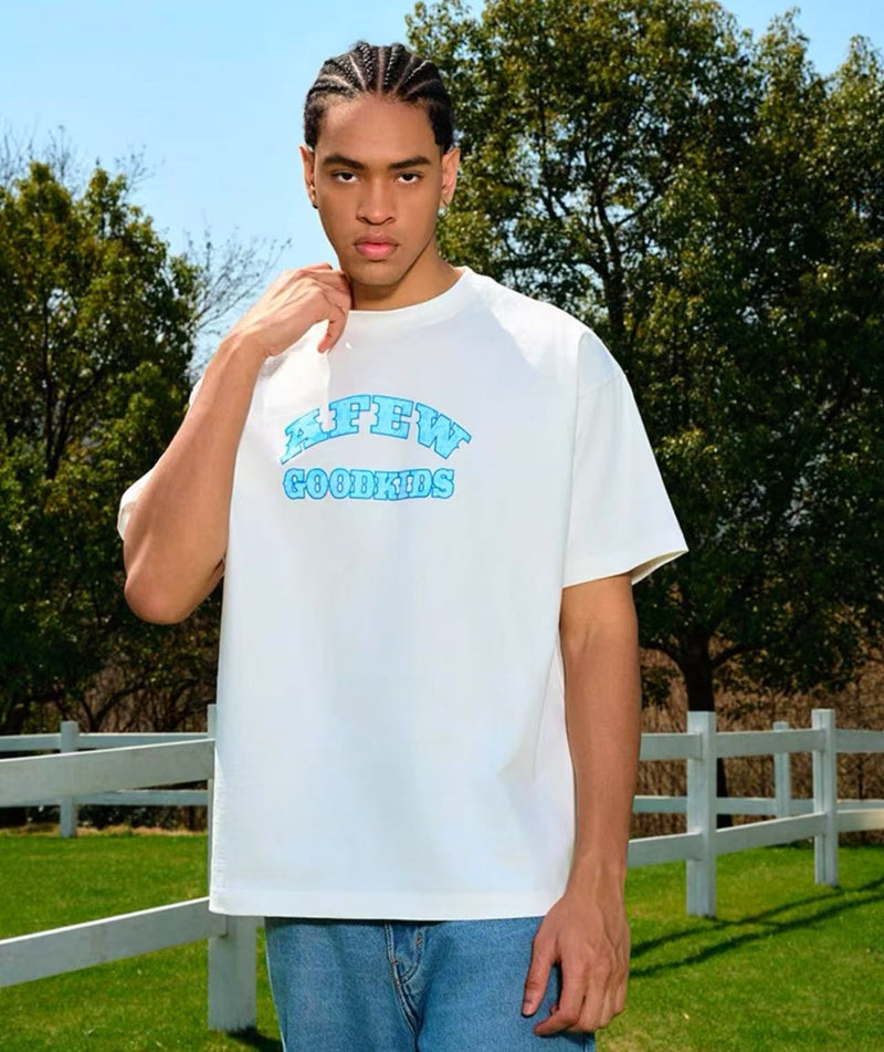 AFGK Flocked Short-sleeve T-shirt