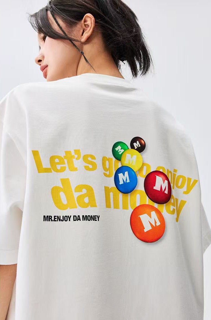 MEDM Toothbrush Embroidered M Short-sleeved T-shirt