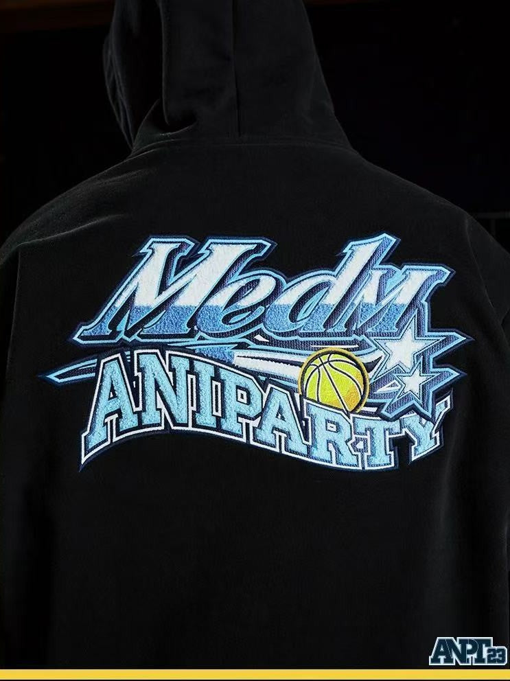 MEDMxANPT Logo Design Zipper Hoodie