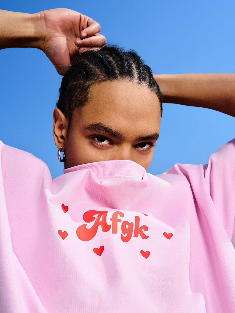 AFGK  Hearts Scattered Short Sleeve T-Shirt