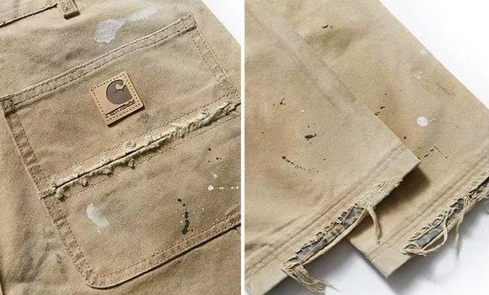 REMEDY Retro Splash Ink Straight-leg Cargo Pants