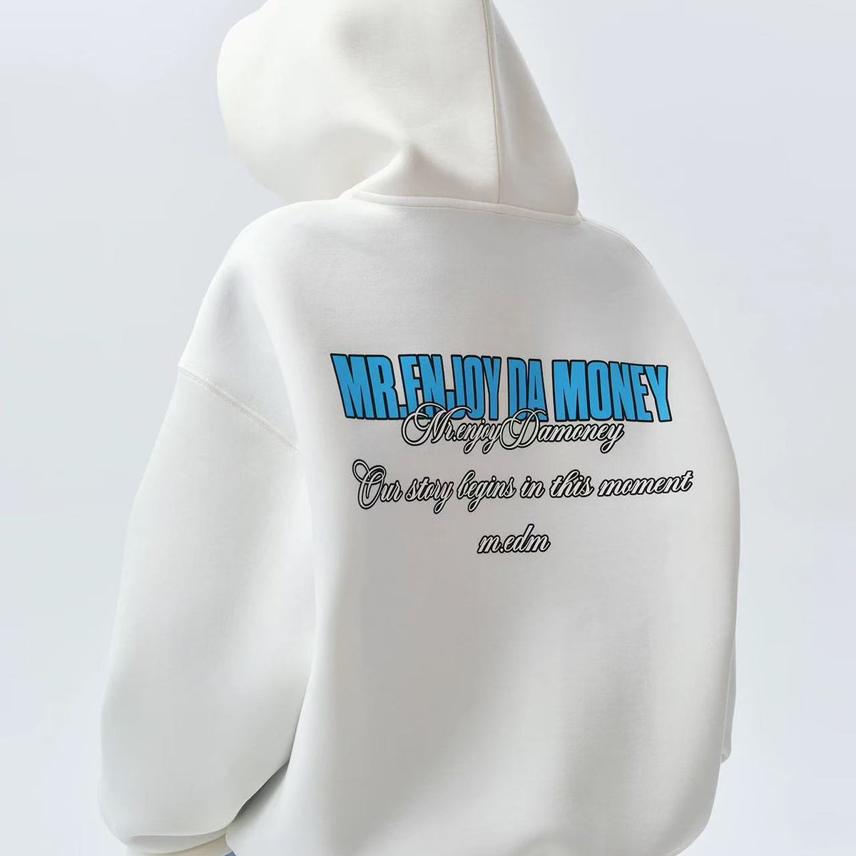 MEDM Four-letter Logo Air Layer Zipper Sweatshirt