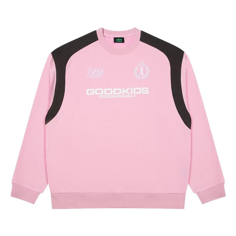 AFGK Retro Pullover Long-sleeve Sweatshirt