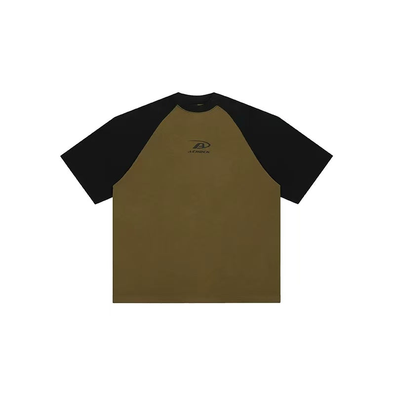 ACHOCK Simple Basic Logo Printed T-shirt