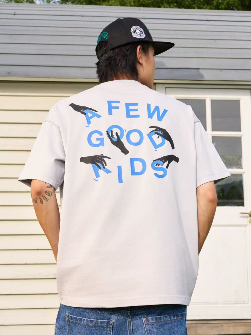 AFGK Hand-shaped short-sleeved T-shirt