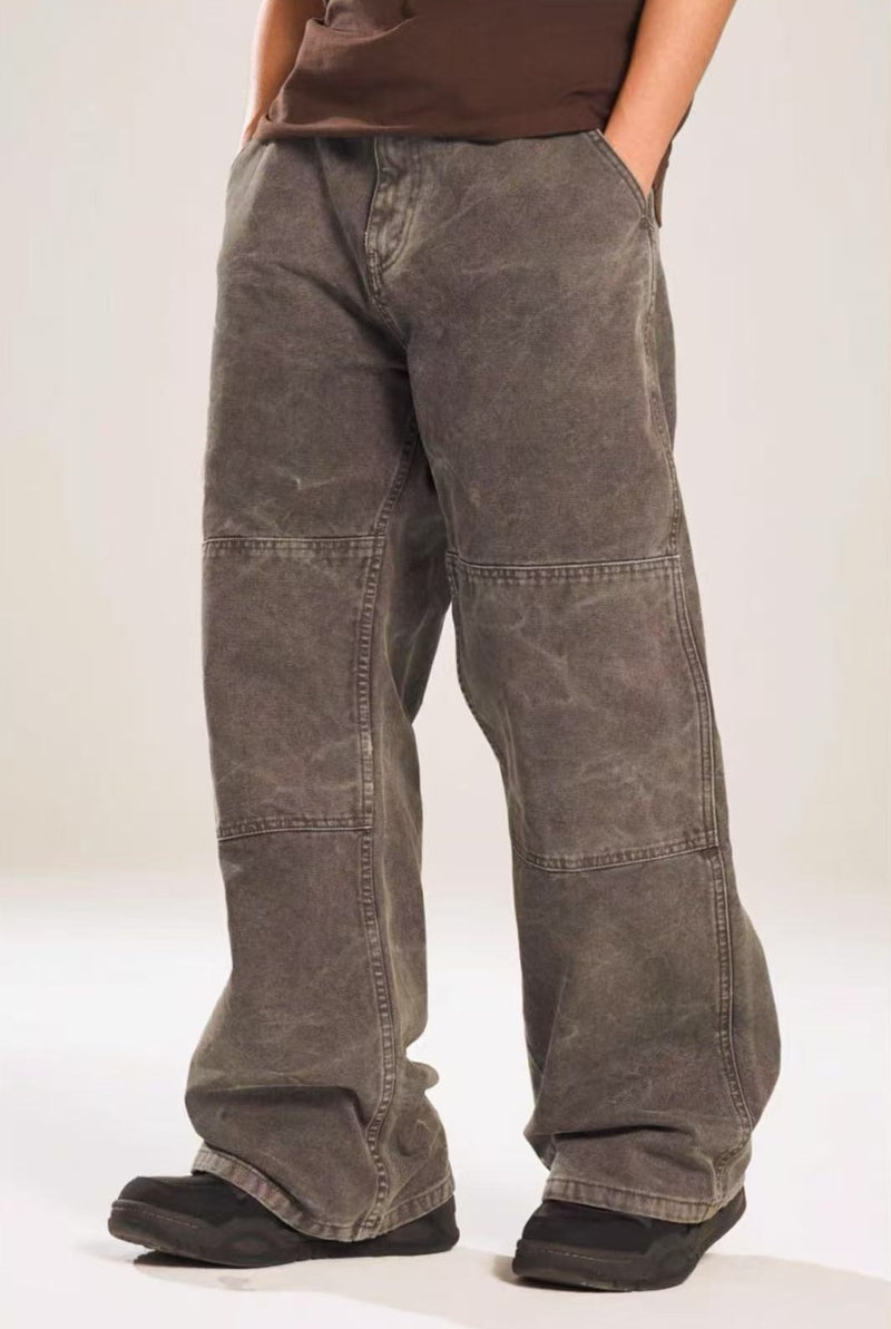 BIPOLAR Water Ripple Overalls Trousers