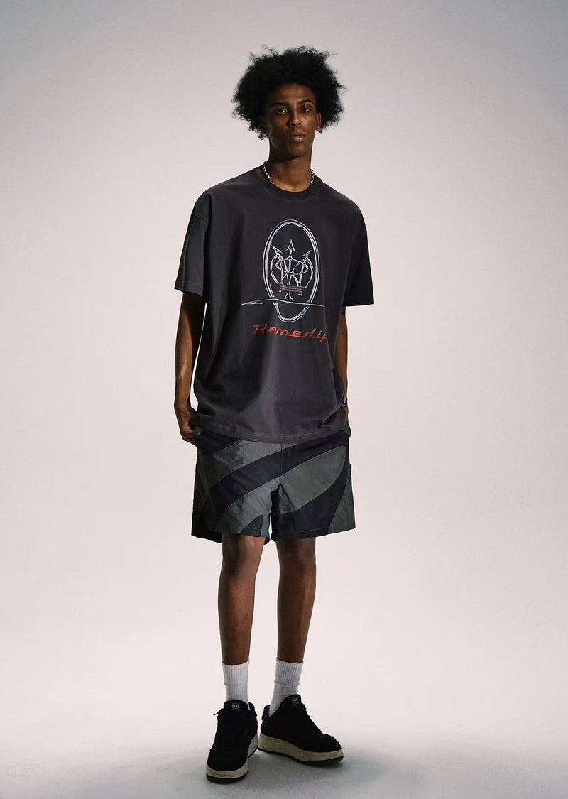 REMEDY Trident Print Short-sleeve T-shirt